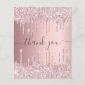 Papier BUDGET Anniversaire rose pâle gouttes de parties s (Devant)