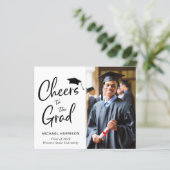 Papier Budget applaudit Grad Photo Faire-part Grad (Debout devant)