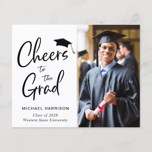 Papier Budget applaudit Grad Photo Faire-part Grad (Devant)