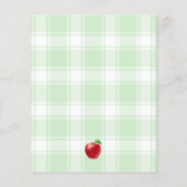 Papier Budget Apple de notre Baby shower oculaire Invitat (Dos)