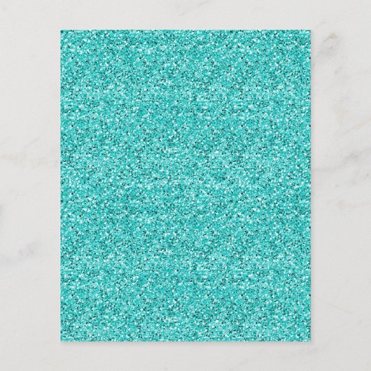 Papier BUDGET Aqua Parties scintillant Turquoise Drives G (Dos)