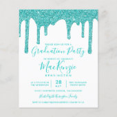 Papier BUDGET Aqua Parties scintillant Turquoise Drives G (Devant)
