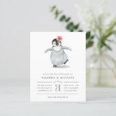 Papier Budget Aquarelle Bébé fille Baby shower de pingoui (Debout devant)