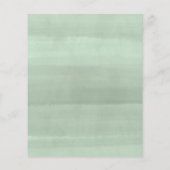 Papier Budget Aquarelle Eucalyptus Mariage de verdure (Dos)