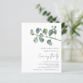 Papier Budget Aquarelle Foliage Mariage Soirée (Debout devant)