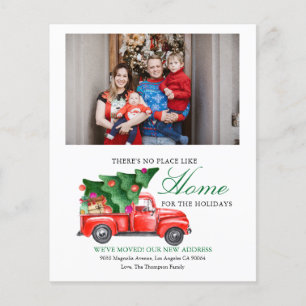 Papier BUDGET Arbre de Noël Camion photo Déménagement