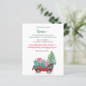 Papier Budget Arbre de Noël voiture Nous avons déménagé C (Debout devant)