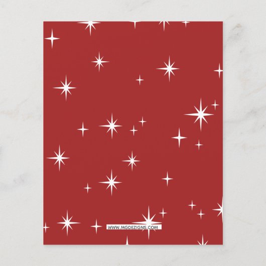 Papier Budget Arbre de Noël voiture Nous avons déménagé C (Dos)