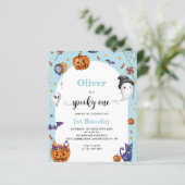 Papier BUDGET Arc Bleu Éffrayant Un 1er anniversaire d'Ha (Debout devant)