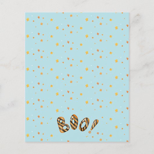 Papier BUDGET Arc Bleu Éffrayant Un 1er anniversaire d'Ha (Dos)