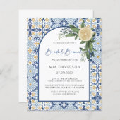 Papier Budget Arch Lemon Amalfi Positano Bridal Brunch (Devant / Derrière)