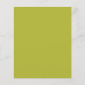 Papier Budget Art Abstrait Lime Green Mette Baby shower (Dos)