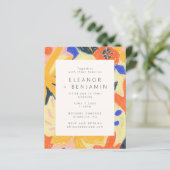 Papier Budget Artsy Abstrait Botanique Amusants Mariage I (Debout devant)