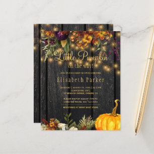 Papier Budget automne automne automne baby shower invitat