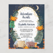 Papier Budget Automne Aventure Baby shower forestier (Devant)