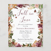 Papier Budget automne en amour Fête des mariées automne (Devant)