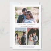 Papier BUDGET Automne Florals Mariage 3 Photo Citation Me (Dos)