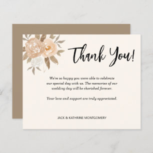 Papier Budget Automne Merci Floral