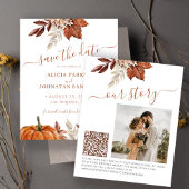 Papier Budget automne photo mariage de automne QR enregis