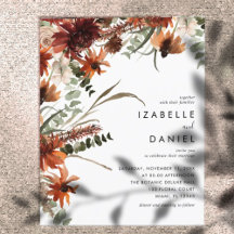 Budget Automne Terracotta Rustique Mariage Circula