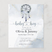 Papier Budget Baby Boy sur le chemin Dusty Blue DreamCatc (Devant)