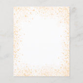 Papier Budget Baby shower blanc or parties scintillant ga (Dos)