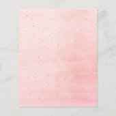 Papier Budget Baby shower boho pampas herbe rose pâle (Dos)