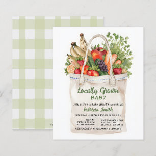 Papier Budget Baby shower des agriculteurs cultivés local