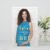 Papier Budget Baby shower Maman to Bee Citer les abeilles (Debout devant)