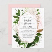 Papier Budget Baby shower par Mail Greenery Botanical (Devant / Derrière)