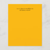 Papier BUDGET Baby shower rustique tournesol Invitation (Dos)