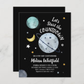 Papier Budget Baby shower spatial (Devant / Derrière)