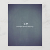 Papier Budget Baby's Breath BG Chalkboard Save Date (Dos)