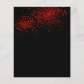 Papier BUDGET Ballons rouges Noirs Confetti Anniversaire (Dos)