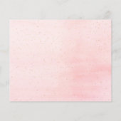 Papier Budget baptême arche photo blush or merci (Dos)