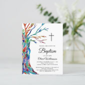 Papier Budget Baptême Invitation au baptême du garçon (Debout devant)