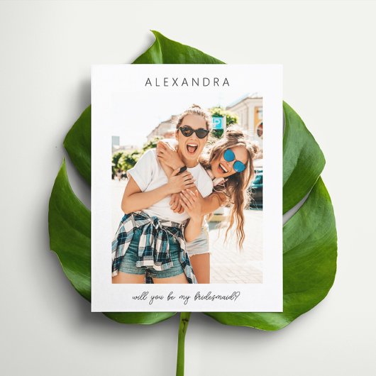 Papier Budget Be My Bridesmaid