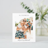 Papier Budget Be My Bridesmaid (Debout devant)