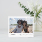 Papier Budget Be My Maid of Honor Photo Script (Debout devant)