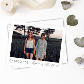 Papier Budget Be My Matron of Honor Photo Proposition Scr