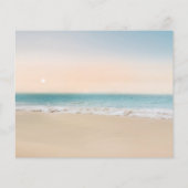 Papier Budget Beach Destination Mariage Invitation (Dos)