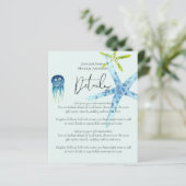 Papier BUDGET Beach Ocean Life Mariage Détails du boîtier (Debout devant)