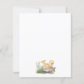 Papier Budget Bébé Q Jardin Baby shower Merci (Dos)