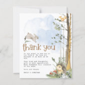 Papier Budget Bébé Q Jardin Baby shower Merci (Devant)