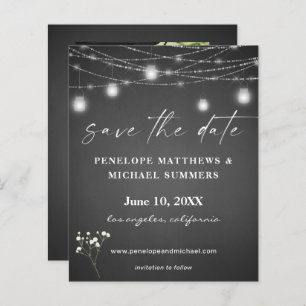 Papier Budget Bébé's Breath G Chalkboard Photo Date d'enr