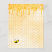 Papier Budget Bee Bride douche or parties scintillant tou (Dos)