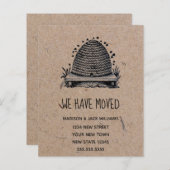 Papier Budget Beehive Nouvelle maison | Changement d'adre (Devant / Derrière)