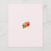 Papier Budget Berry 1ère fraise Anniversaire Invitation (Dos)