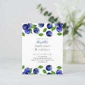 Papier Budget Berry Premier Anniversaire Blueberry Aquare (Debout devant)