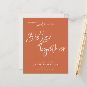 Papier Budget Better Together Terracotta Enregistrer La D